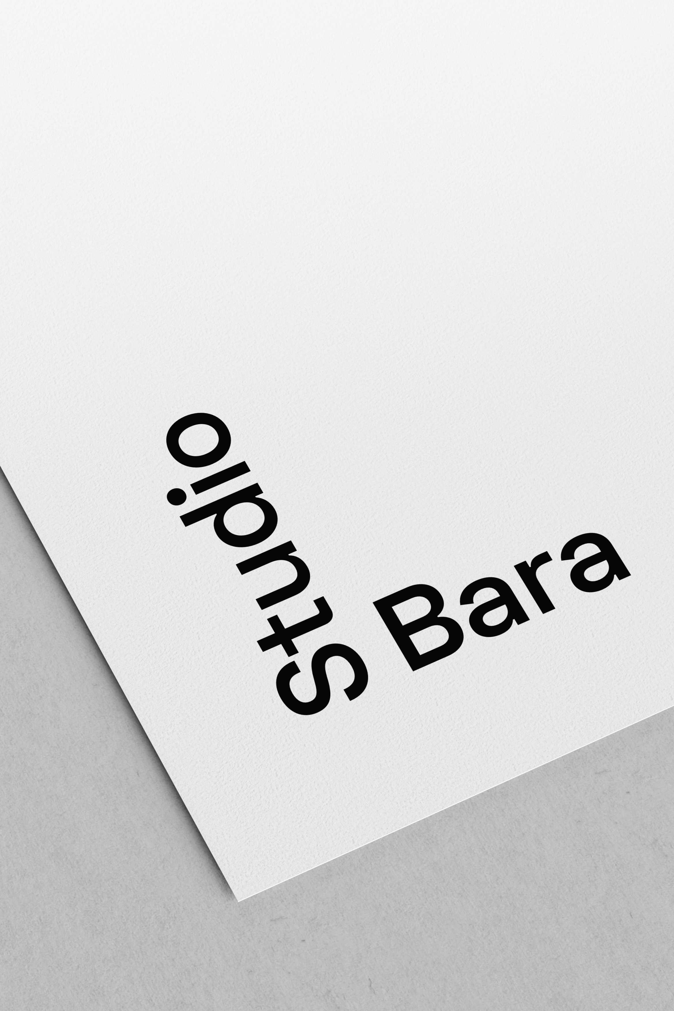 BAR - Visual identity for Studio Bara